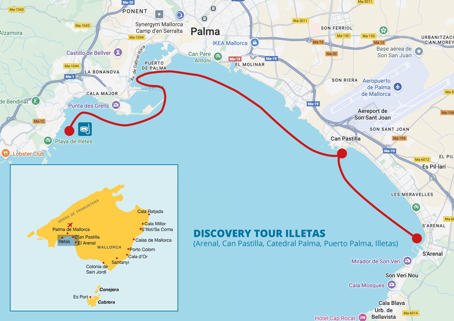 Discovery Tour - Illetas